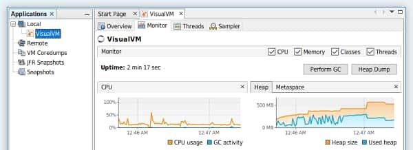 VisualVM(Java程序性能分析工具)v2.1.10官方版 VisualVM(Java程序性能分析工具)v2.1.10官方版