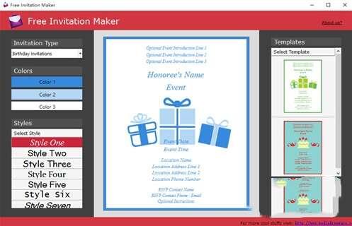 Free Invitation Maker(邀请函制作工具)电脑版 1.1.9.9 官方版 Free Invitation Maker(邀请函制作工具)电脑版 1.1.9.9 官方版