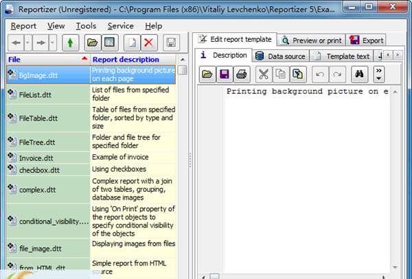 Reportizer(数据报告制作软件)官方版 6.4.0.50 免费版 Reportizer(数据报告制作软件)官方版 6.4.0.50 免费版