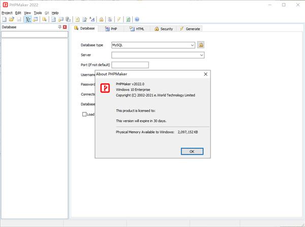 PHPMaker(PHP代码生成器)官方版 附安装教程 PHPMaker(PHP代码生成器)官方版 附安装教程