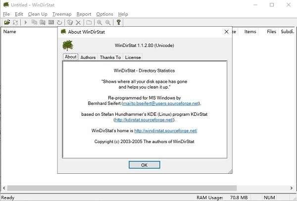 WinDirStat(磁盘管理清理工具)绿色版v2.0.1中文版
