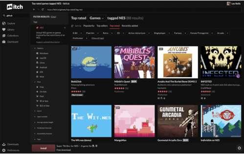 itch.io（游戏平台）电脑客户端 25.4.1 官方版