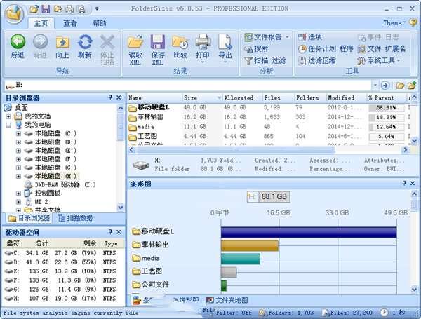 FolderSizes（磁盘管理工具）官方版 9.5 最新版