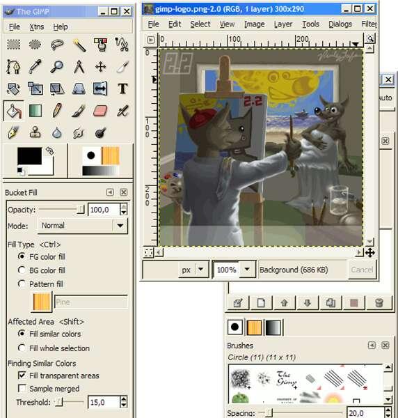 The GIMP(图像制作软件)绿色版 2.10.4 官方最新版 The GIMP(图像制作软件)绿色版 2.10.4 官方最新版