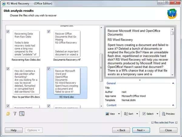 RS Word Recovery(word数据恢复工具)官方版 4.7 最新绿色版