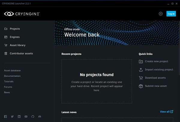 CryEngine5.7(游戏引擎)电脑版 2.2.1官方最新版 CryEngine5.7(游戏引擎)电脑版 2.2.1官方最新版