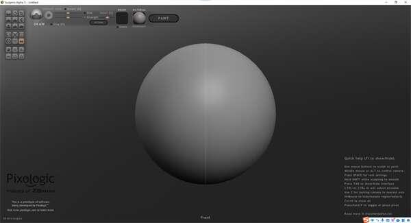 sculptris alpha 5(雕刻造型软件) 官方绿色版