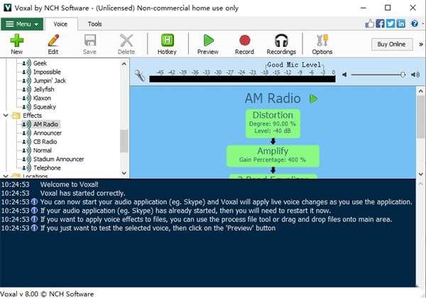 Voxal(语音转换软件)电脑版 8.0 官方绿色版 Voxal(语音转换软件)电脑版 8.0 官方绿色版