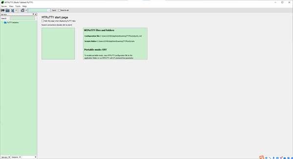 MTPuTTY(终端调试软件)官方版 1.8 免安装版