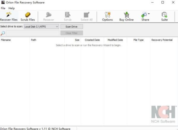 Orion File Recovery(数据恢复) v1.1 官方版 Orion File Recovery(数据恢复) v1.1 官方版