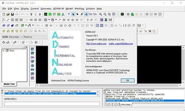 ADINA System（有限元分析软件）官方版 9.6.1 最新版