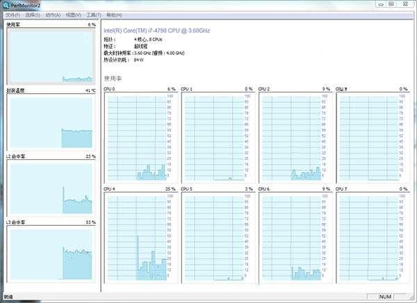 Perfmonitor 2(处理器性能和监控工具)官方版 2.04 最新版 Perfmonitor 2(处理器性能和监控工具)官方版 2.04 最新版