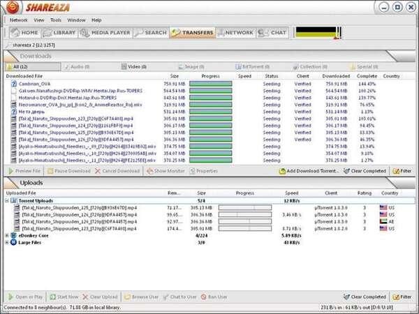Shareaza(P2P下载软件)绿色版 2.7.10.2 最新版 Shareaza(P2P下载软件)绿色版 2.7.10.2 最新版