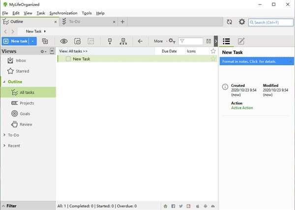 MyLifeOrganized（个人任务管理软件）官方版 5.0.1 最新版