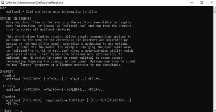 ExifTool图像信息查看工具v13.03 ExifTool图像信息查看工具v13.03