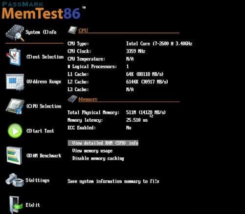PassMark MemTest86(内存测试软件)v8.2中文绿色版 PassMark MemTest86(内存测试软件)v8.2中文绿色版