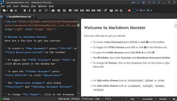 Markdown Monster编辑器v3.5.4.1官方版 Markdown Monster编辑器v3.5.4.1官方版